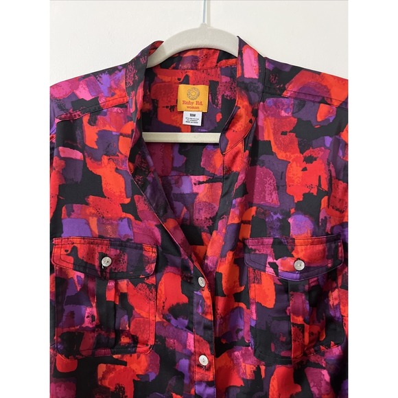 Ruby Rd Multicolor Button Up Top Women's Size 18W - Picture 4 of 5